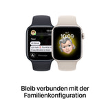 Apple Watch SE (2da Gen) [GPS, 40mm] Caja de Aluminio Medianoche con Banda Deportiva Medianoche, Regular (Reacondicionado)