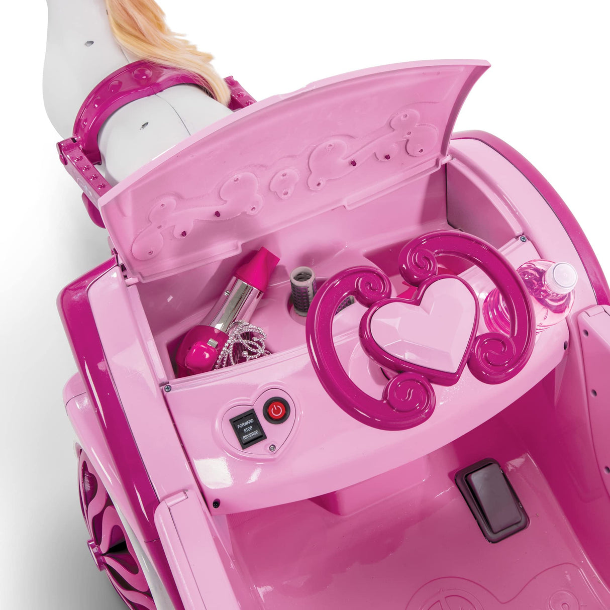 Huffy Disney Princess Royal Caballo y carruaje - Coche de propulsión eléctrica, Rosa, Edad 3+