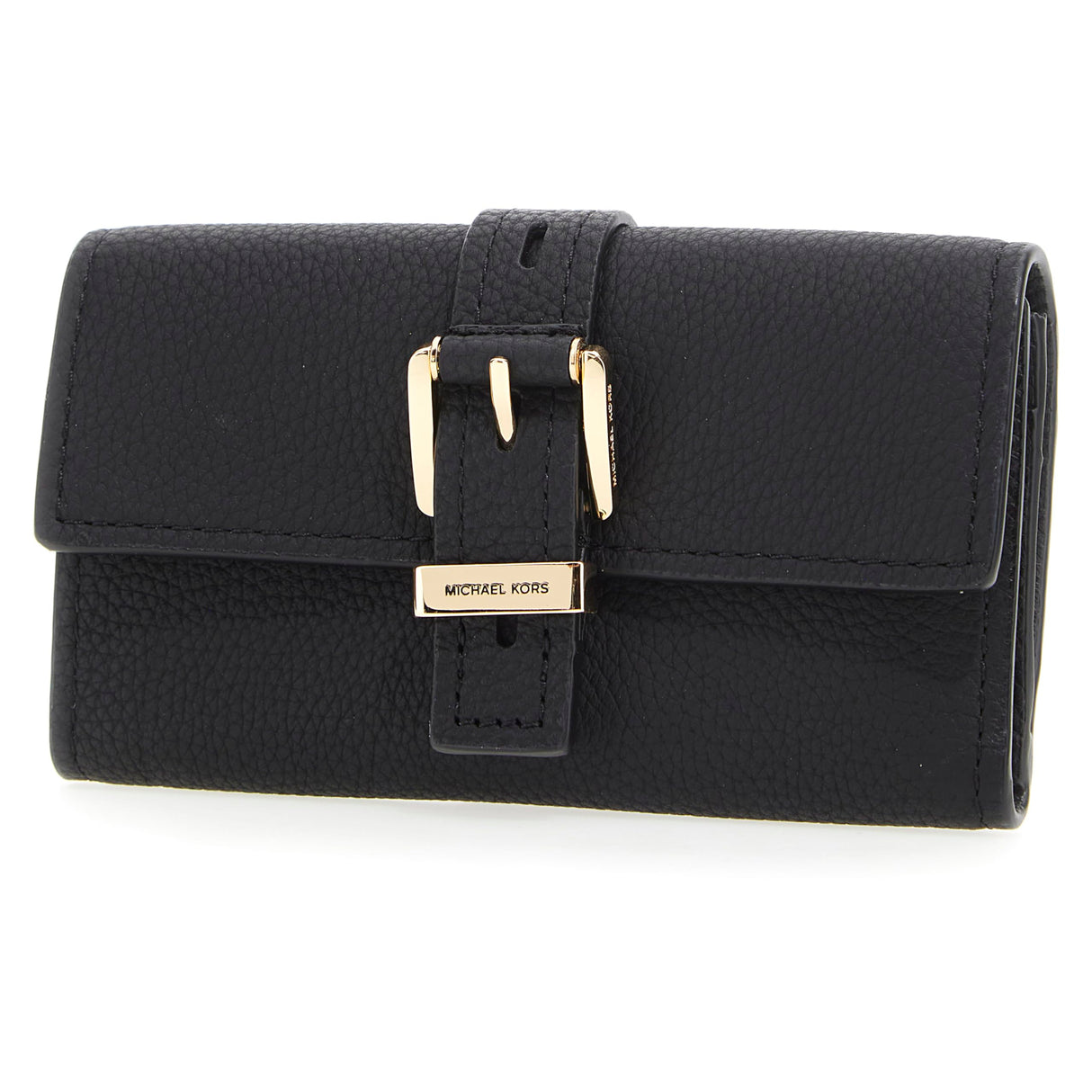 Michael Kors 32F4GY5E8L-001 MD FLAP TRIFOLD WALLET Women BLACK Size One Size