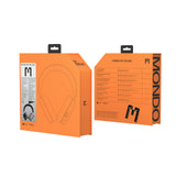 DEFUNC Mondo by Auriculares inalámbricos Over-Ear con Cable Opcional, 45 Horas de Tiempo de reproducción Activa, Bluetooth, Doble micrófono ENC y Controladores, Transparente
