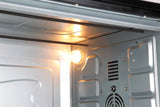 Jata HN966 Horno Eléctrico de Sobremesa, 2200 W, Capacidad 66 litros, Función Grill Rotisserie Convencción, Temporizador, Termostato Regulable, Incluye Parrilla, Medidas Externas 64 x 40 x 40 cm