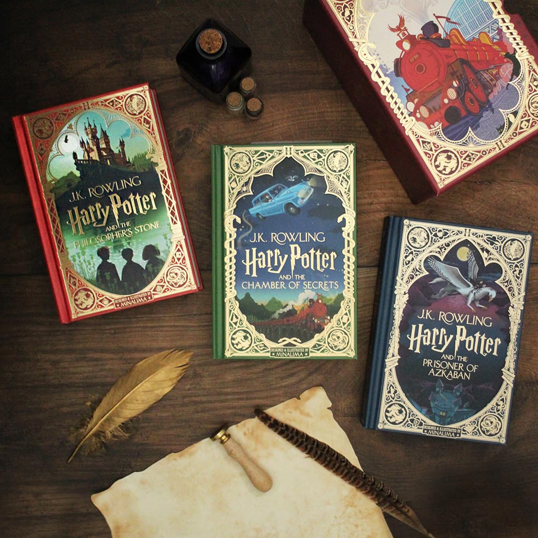 Harry Potter 1-3 Box Set: MinaLima Edition (Harry Potter (english), 1)
