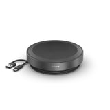 Jabra Speak2 75 Altavoz inalámbrico Bluetooth para el Trabajo - 4 micrófonos con cancelación de Ruido, Altavoces de 65 mm - Nueva función de conexión, USB-C, Zoom y Google Meet - Gris Oscuro