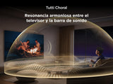 TCL Barra de Sonido Q65H 5.1 Canales para TV, 580 vatios, Cine en casa, Sonido Cine Envolvente, expansión de Sonido, Dolby Atmos, DTS:X, Bluetooth 5.3, HDMI eARC, Mando a Distancia único, USB