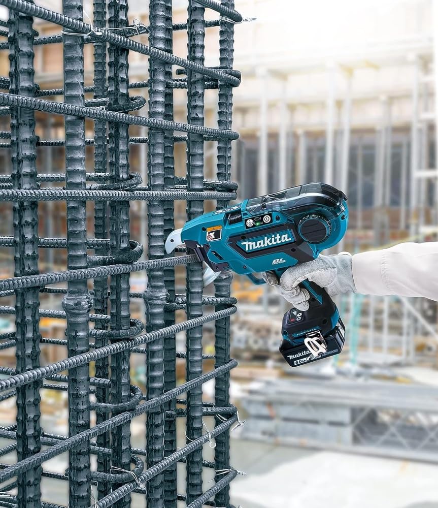 Makita DTR181ZJ Atadora de ferralla sin escobillas Li-ion LXT de 18 V suministrada en una funda Makpac – Baterías y cargador no incluidos