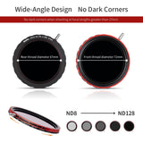 Haida - Filtro para cámara Pro II polarizador Circular Multicapa + Filtro de Lente de cámara réflex de Densidad Neutra Variable Impermeable Resistente a los arañazos Nano-Recubrimiento CPL + Filtro