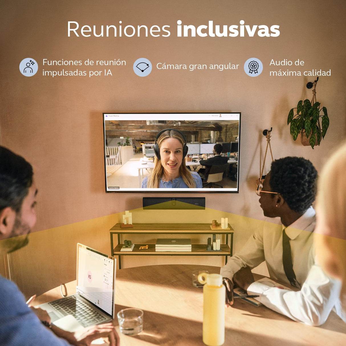 Jabra PanaCast U30 Barra de Vídeo USB Todo en Uno para Salas de Reuniones