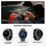 Garmin fēnix 8 Pro Zafiro, 47mm, Smartwatch Premium GPS Multideporte, Conectividad Satelital y LTE, Pantalla táctil AMOLED, Altavoz y micrófono Integrados, Mapas y hasta 15 días de autonomía, Grafito