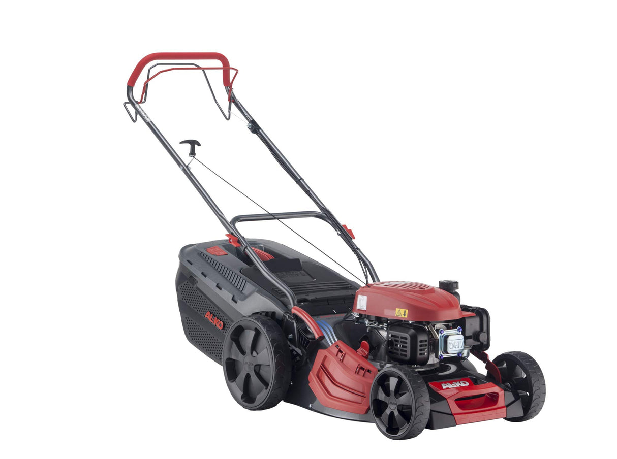 AL-KO Cortacésped de Gasolina Comfort 46.0 SP-A Plus (Ancho de Corte de 46 cm, Potencia de Motor de 2,1 kW, Carcasa de Chapa de Acero, tracción Trasera, función de mantillo, expulsión Lateral, para