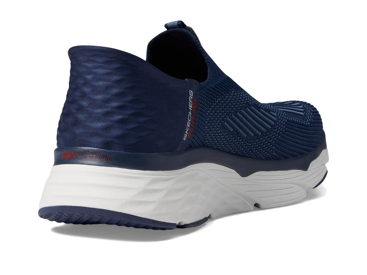 Skechers MAX Cushioning Elite Advantageous, Sneakers,Sports Shoes Hombre, Navy Textile/Synthetic, 45 EU