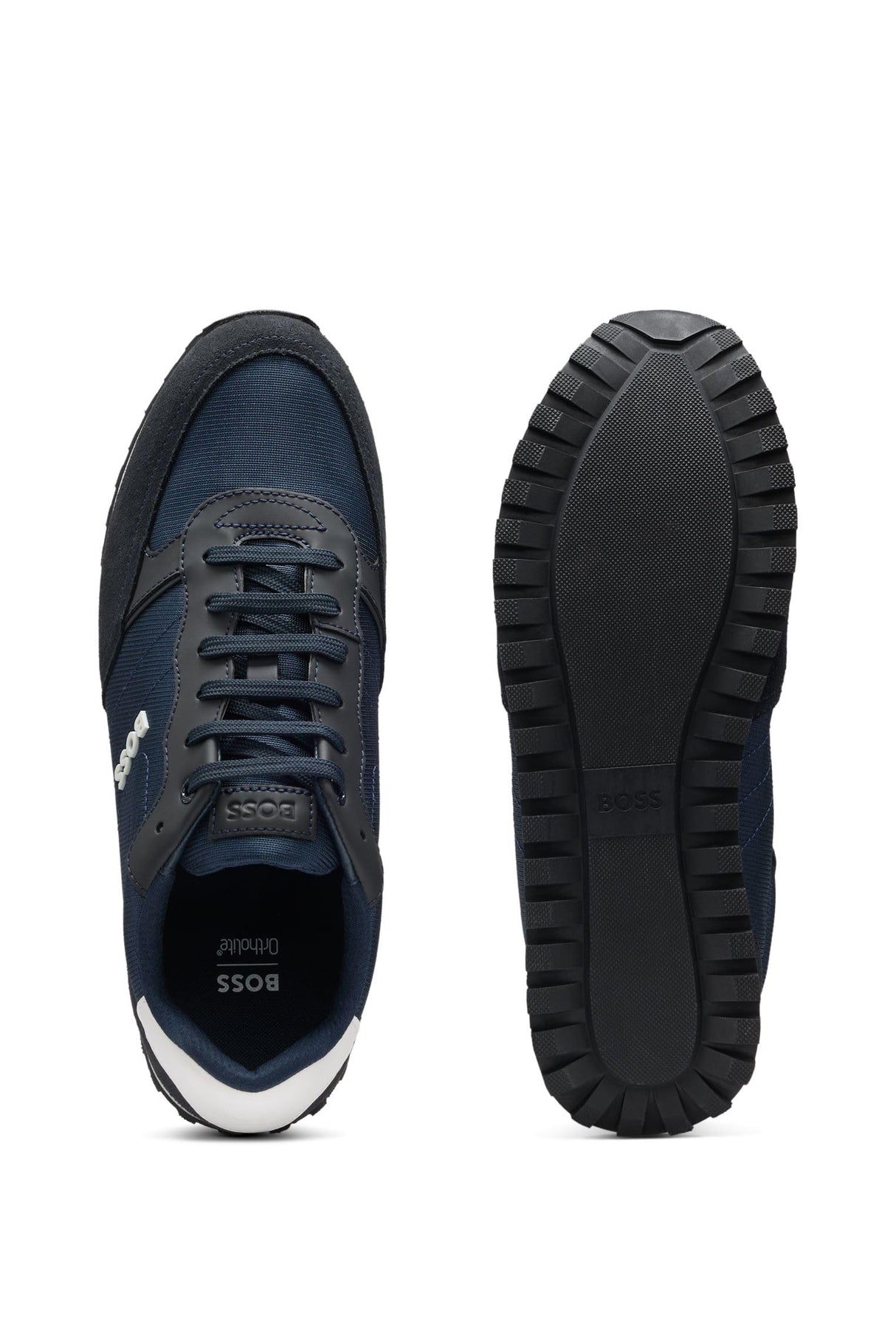 BOSS Hombres Parkour-L_Runn_NY_N Sneaker Azul 42 EU