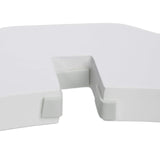 Relaxdays Barrera de Seguridad, Reja Ajustable para Perros, 1 Ud, 70x154 cm, Protector de Chimenea, MDF, Blanco, Tablero de Fibras