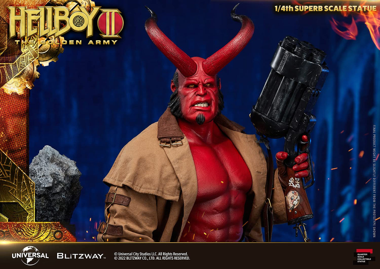 Blitzway Hellboy II - Estatuilla de Les Légions d'or maudites 1/4 Hellboy 70 cm
