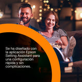 Epson Lifestudio Grand Plus EH‑LS970W | Proyector TV Láser de Ultracorto Alcance | Cine en Casa 4K | 4.000 Lúmenes | Imagen IA | Sonido BOSE | GoogleTV | Pantalla 150Pulgadas | Garantia5 Años | Blanco