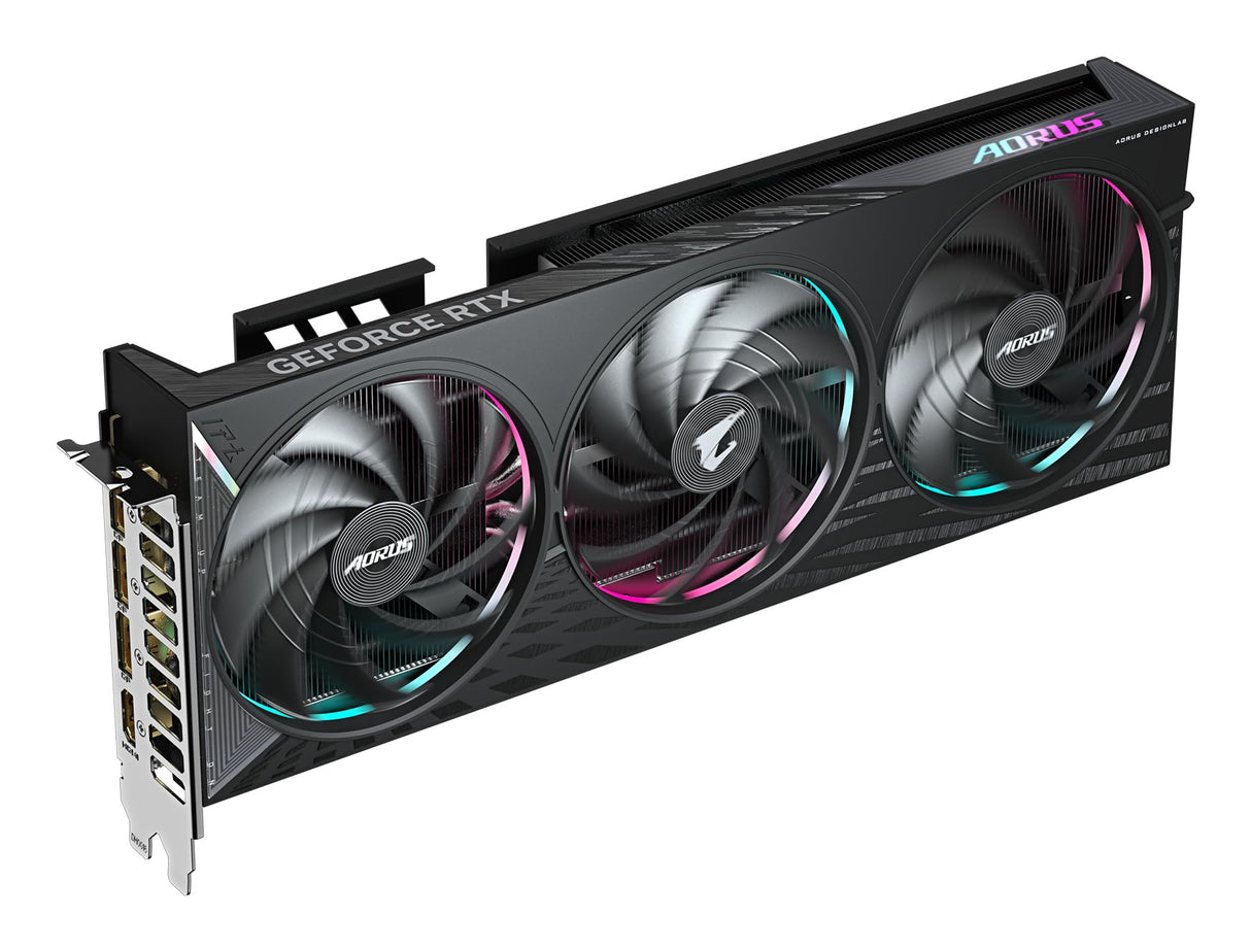 Gigabyte AORUS GeForce RTX 5060 Elite 8G Tarjeta Gráfica - 8GB GDDR7, 128bit, PCI-E 5.0, 2722 MHz Frecuencia del núcleo, 3 x DisplayPort, 1 x HDMI, GV-N5060AORUS E-8GD