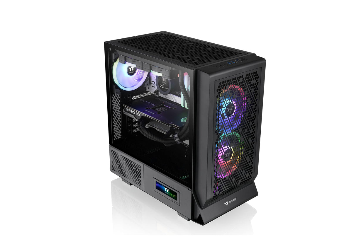 Thermaltake Ceres 330 TG ARGB | Mid Tower Chassis | Compatible con Project Stealth y BTF | Black