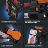 WORX Clavadora a batería 20V - 18GA PowerShare | WX842.9 | Clavos de 1,2mm y hasta 50mm de largo