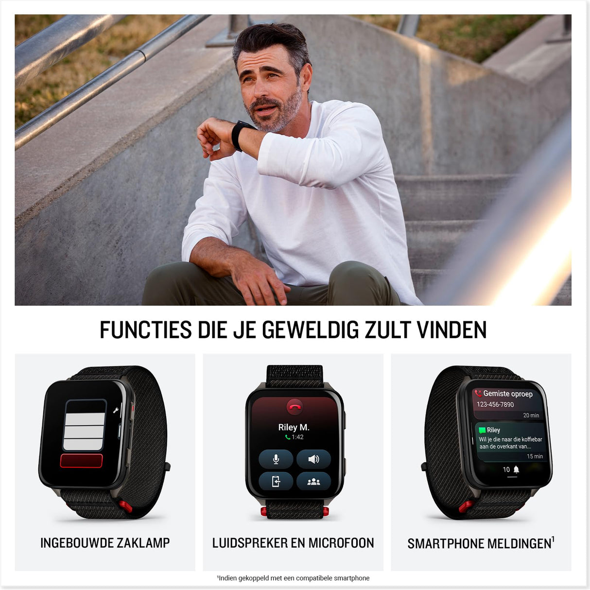 Garmin Reacondicionado Venu X1, Smartwatch Premium con GPS, Pantalla AMOLED de 2'', Funciones de Salud y Bienestar 24/7, Linterna LED, hasta 8 días de autonomía, Negro, Reacondicionado