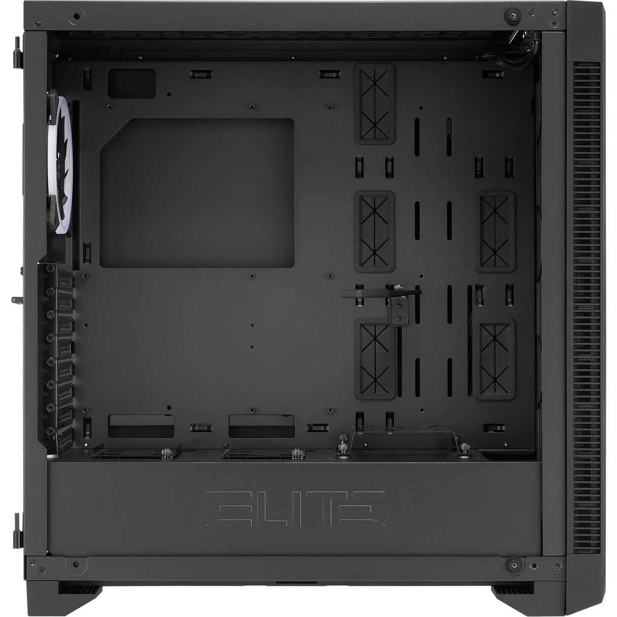 Sharkoon ELITE SHARK CA200M - Caja de Ordenador, PC Gaming, Torre E-ATX, Negro