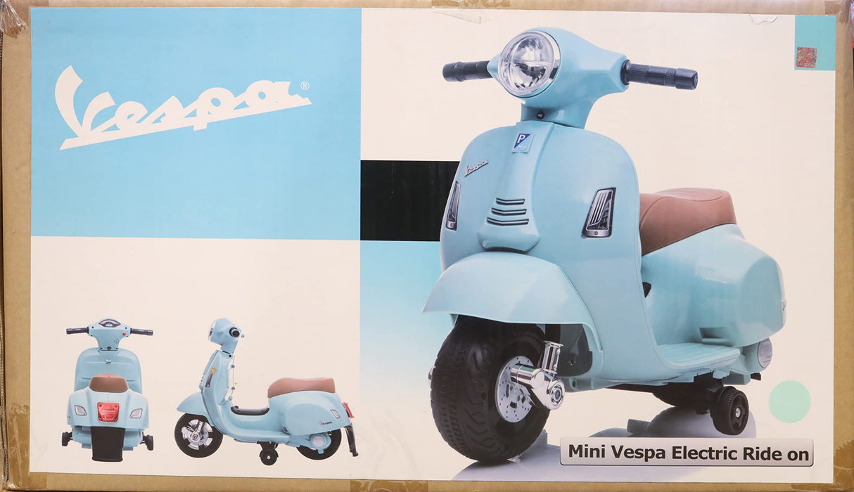 TURBO CHALLENGE - Vespa GTS - Portador Eléctrico - 119153 - Scooter - Rosa - Listo para Rodar - Máximo 25Kg - Plástico - Baterías Recargables - A Partir de 24 Meses