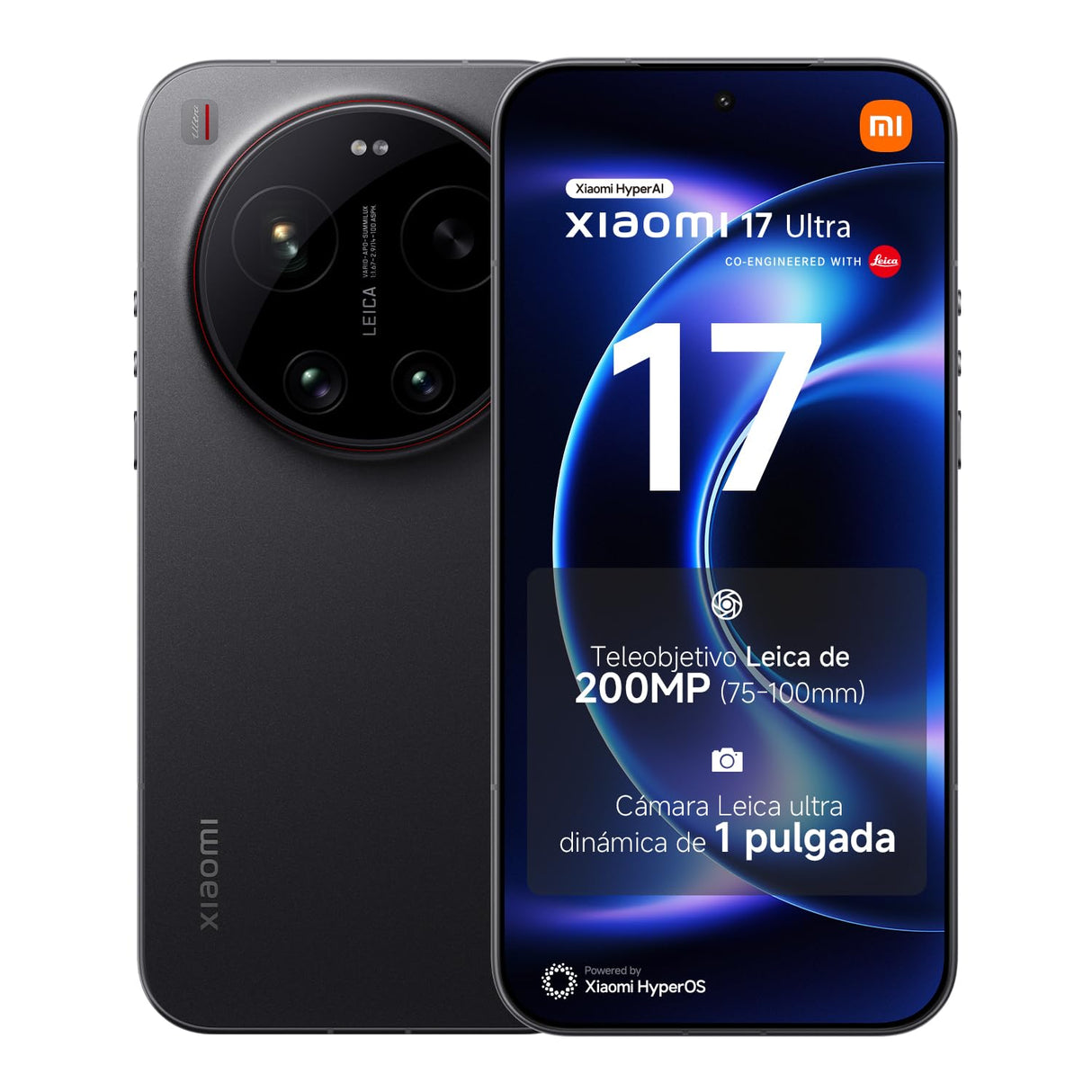 XIAOMI 17 Ultra Smartphone de 16+512GB Negro Teleobjetivo Leica de 200 MP