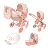 Carro de Muñecas Tulipe 3x1 Plegable DeCuevas 80574