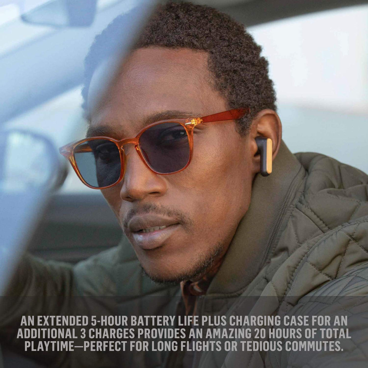 Marley Redemption ANC - Cancelación activa de ruido, auriculares inalámbricos Bluetooth, 28 h de reproducción, carga rápida USB-C, bambú respetuoso con el medio ambiente, negro