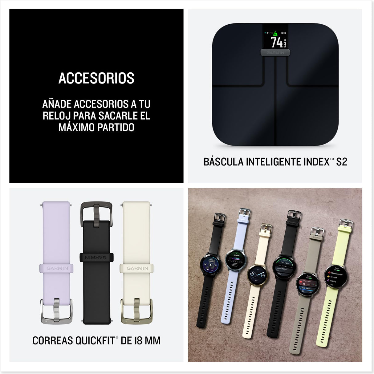 Garmin Venu 4, 41 mm, Smartwatch Premium con GPS, Pantalla táctil AMOLED, Diseño de Acero Inoxidable, Linterna LED, Funciones avanzadas de Salud y Forma física, 10 días de autonomía, Lila