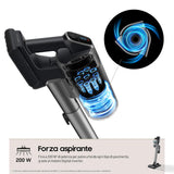 SAMSUNG, Jet 90 VS20R9042T2, 200 W, 0.8 Liters, Black