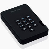 iStorage diskAshur2 SSD 2TB | Unidad de Estado Sólido Portátil | Resistente al Polvo/Agua | Cifrado Hardware IS-DA2-256-SSD-2000-B