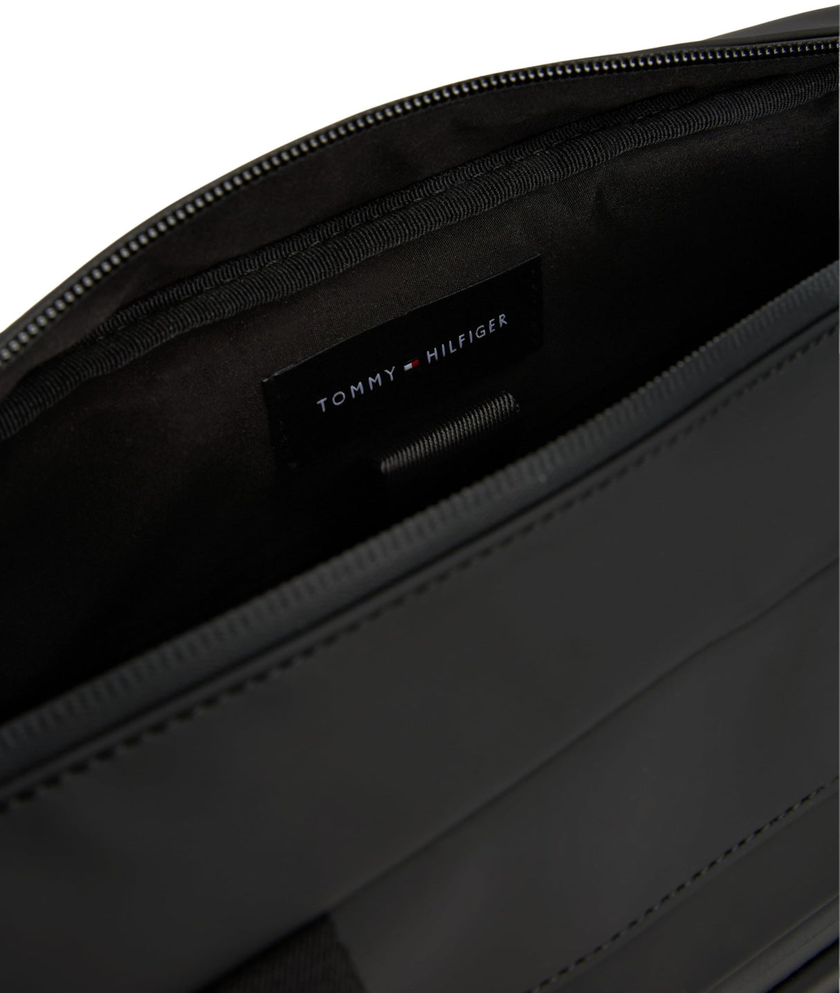 Tommy Hilfiger Maletín para portátil Hombre Computer Bag con bolsillo exterior, Negro (Black), Talla Única