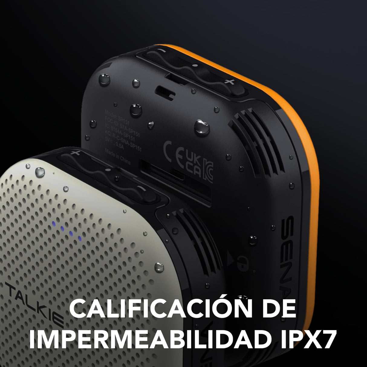 Sena Talkie Sistema de comunicación Exterior, Comunicador inalámbrico Manos Libres, no Necesita Red Celular, Paquete Individual