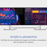 Dell U2724DE UltraSharp Thunderbolt 27" QHD (2560x1440) Monitor, 120Hz, IPS Black, 5ms, 98% DCI-P3, 2x Thunderbolt, 2x USB-C, 2x DisplayPort, HDMI, 4x USB, RJ45, 3 Años de Garantía, Plata