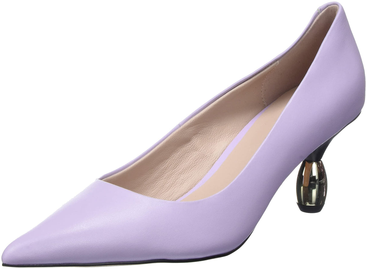 L37 HANDMADE SHOES Trabajo Italiano, Bomba Mujer, Lilac, 37 EU