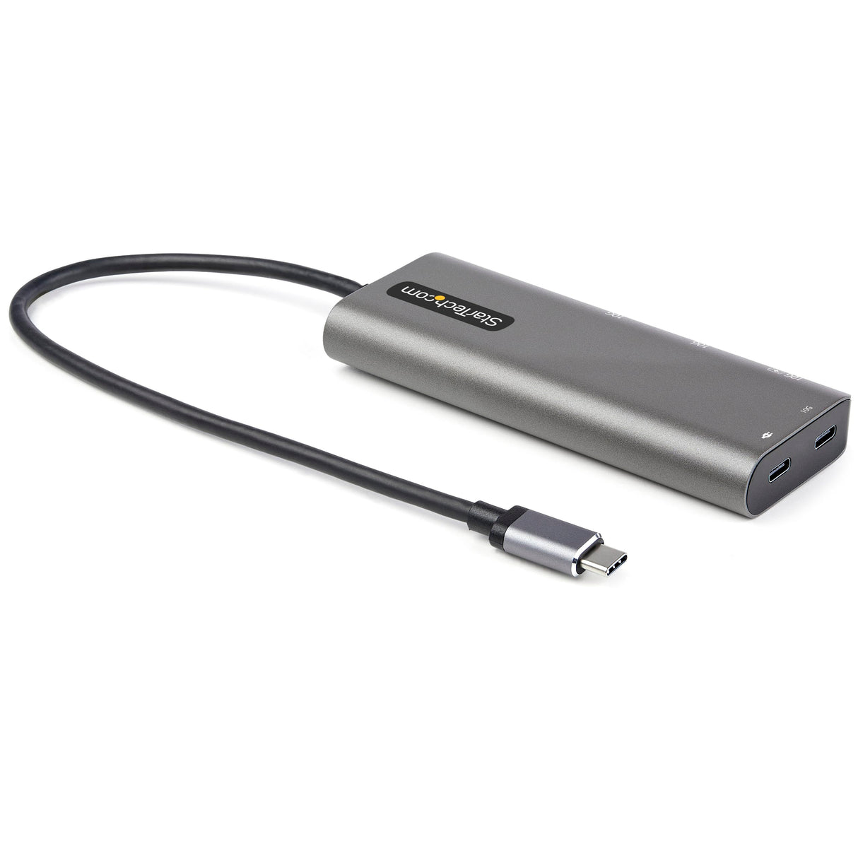 StarTech.com Adaptador Multipuertos USB-C - Docking Station USB Tipo C a HDMI o Mini DisplayPort 4K60 - Replicador de Puertos USBC PD 100W - Hub USB 4 Puertos - Red - con Cable de 30cm (DKT31CMDPHPD)