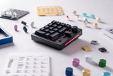 Glorious Gaming GMMK Macro Numpad - Cavo o wireless Bluetooth, alluminio premium, personalizz., cursore e manopola programmabili, RGB, switch lineari, 18 ABS Doubleshot Keycaps - Ardesia nera