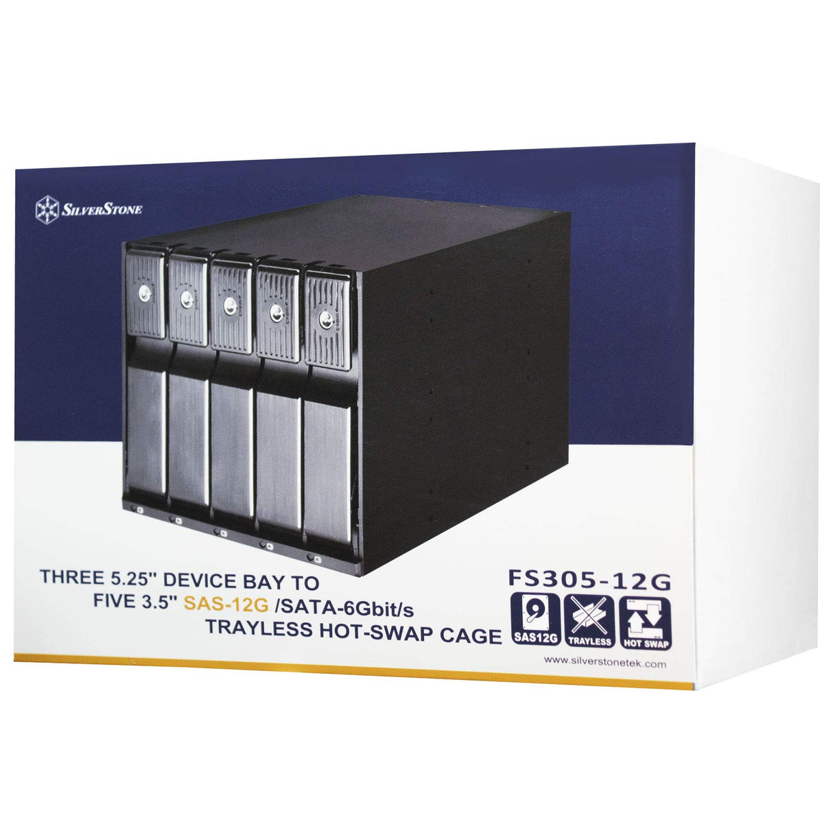 SilvStone SST-FS305-12G Negro