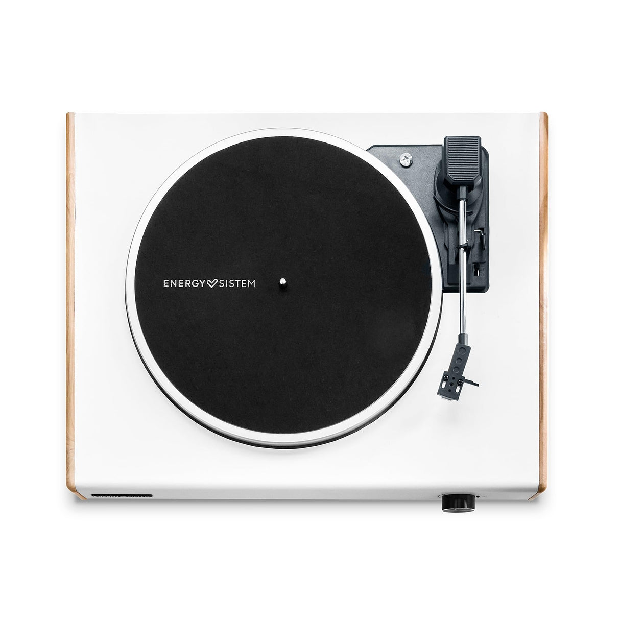 Energy Sistem Enersy Sistem Woodspin + – Tocadiscos de 40W, Cartucho magnetico, vinilos, Puerto USB, Bluetooth y autostop