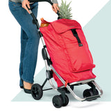 Foppapedretti 9702000300 - Carrito de la Compra, Color Rojo