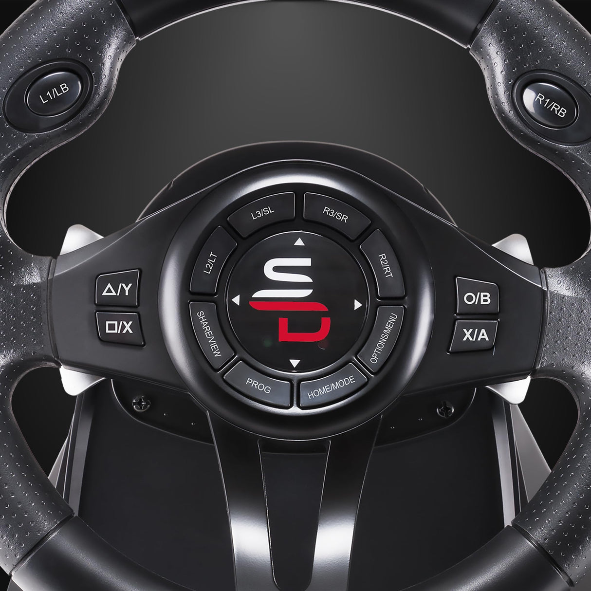 Subsonic Volante Superdrive GS550 Racing con pedales, levas de cambio, palanca de cambios y vibración para Switch, Xbox Serie X/S, PS4, Xbox One y PC (programable para todos los juegos)