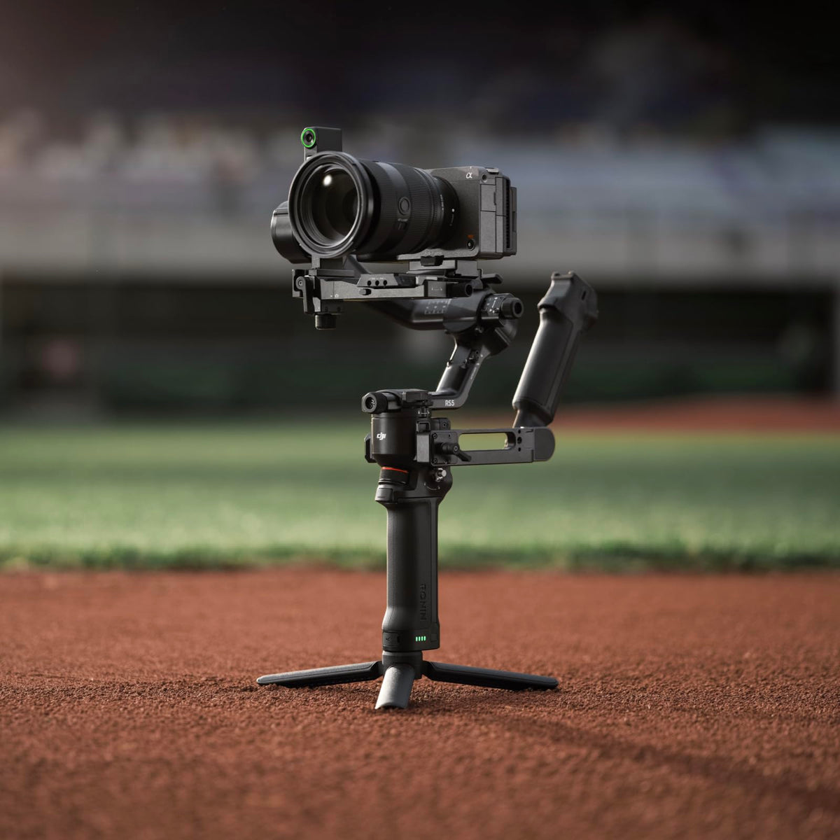 Pack dji RS 5, estabilizador para cámara Canon/Sony/Panasonic/Nikon/Fujifilm, Seguimiento Inteligente, empuñadura Maleta electrónica, perillas de Ajuste Fino, Nuevo indicador del Eje Z