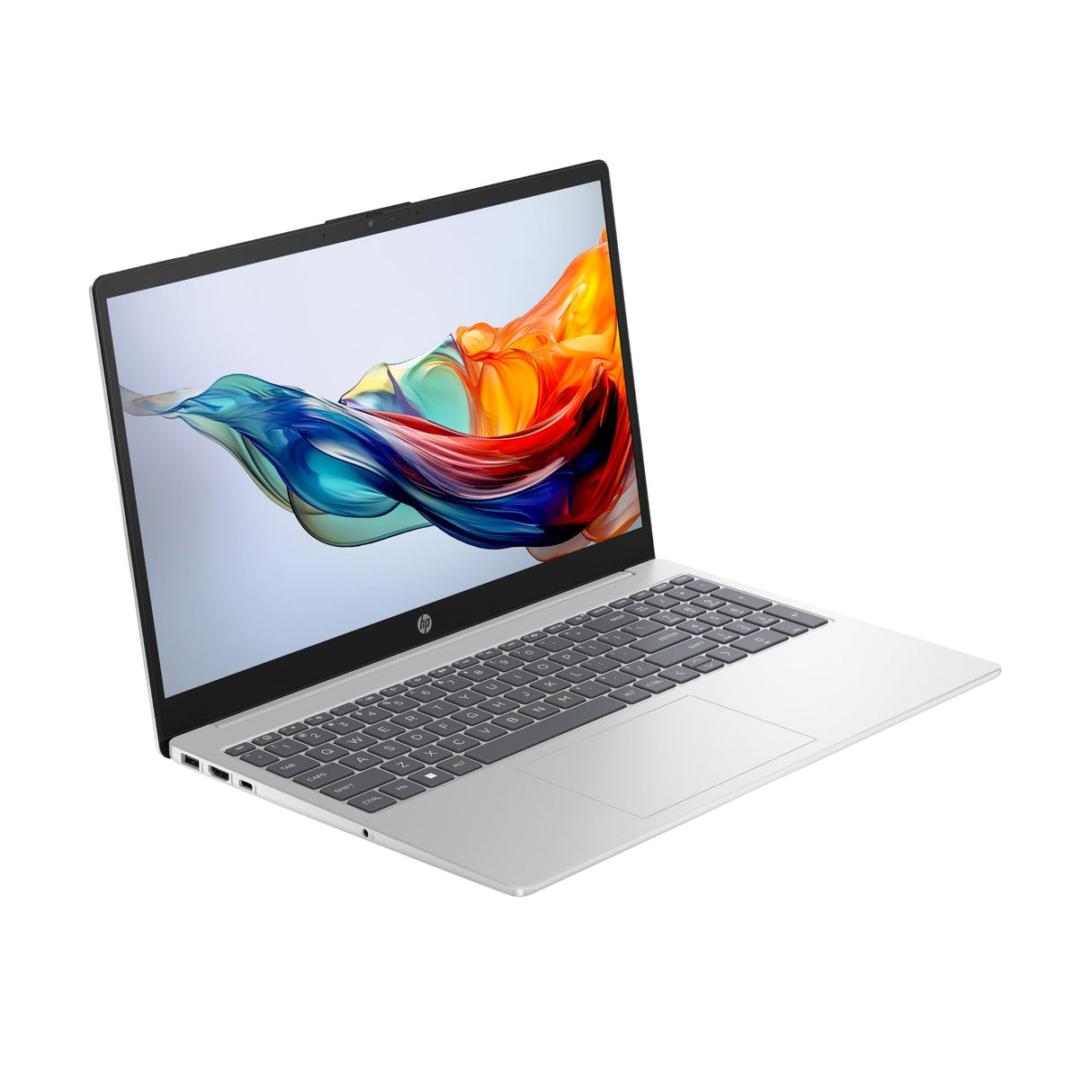 HP Ordenador portátil 15.6" FHD (AMD Ryzen 7-7730U, 16 GB RAM, 1TB SSD, AMD Radeon Graphics, Sin Sistema operativo) Plata - Teclado QWERTY Español