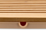 Alessi | GAG02 Sbriciola Tabla de Cortar de Bambú con Recogedor