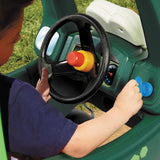 little tikes Cozy Coupe Dino - Correpasillos, Reposapiés Extraíble, Bocina Que Funciona, Botón de Arranque y Tapa de Combustible, Edad: a Partir de 18 Meses