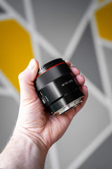 Samyang AF 75mm F1.8 Teleobjetivo Compacto de Enfoque automático para Sony FE Mount, Negro (SYIO75AF-E)