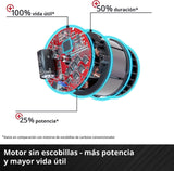 Einhell Taladro/destornillador con batería TE-CD 18/50 Li BL Power X-Change (iones de litio, 18V, máx 50 Nm, portabrocas 13 mm, sistema electrónico velocidad, incl. 2 baterías 2,0 Ah y cargador)