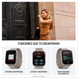Garmin Venu X1, Smartwatch Premium con GPS, Pantalla AMOLED de 2'', Funciones de Salud y Bienestar 24/7, Altavoz y Micrófono Integrados, Mapas, Linterna LED, hasta 8 días de autonomía, Beige