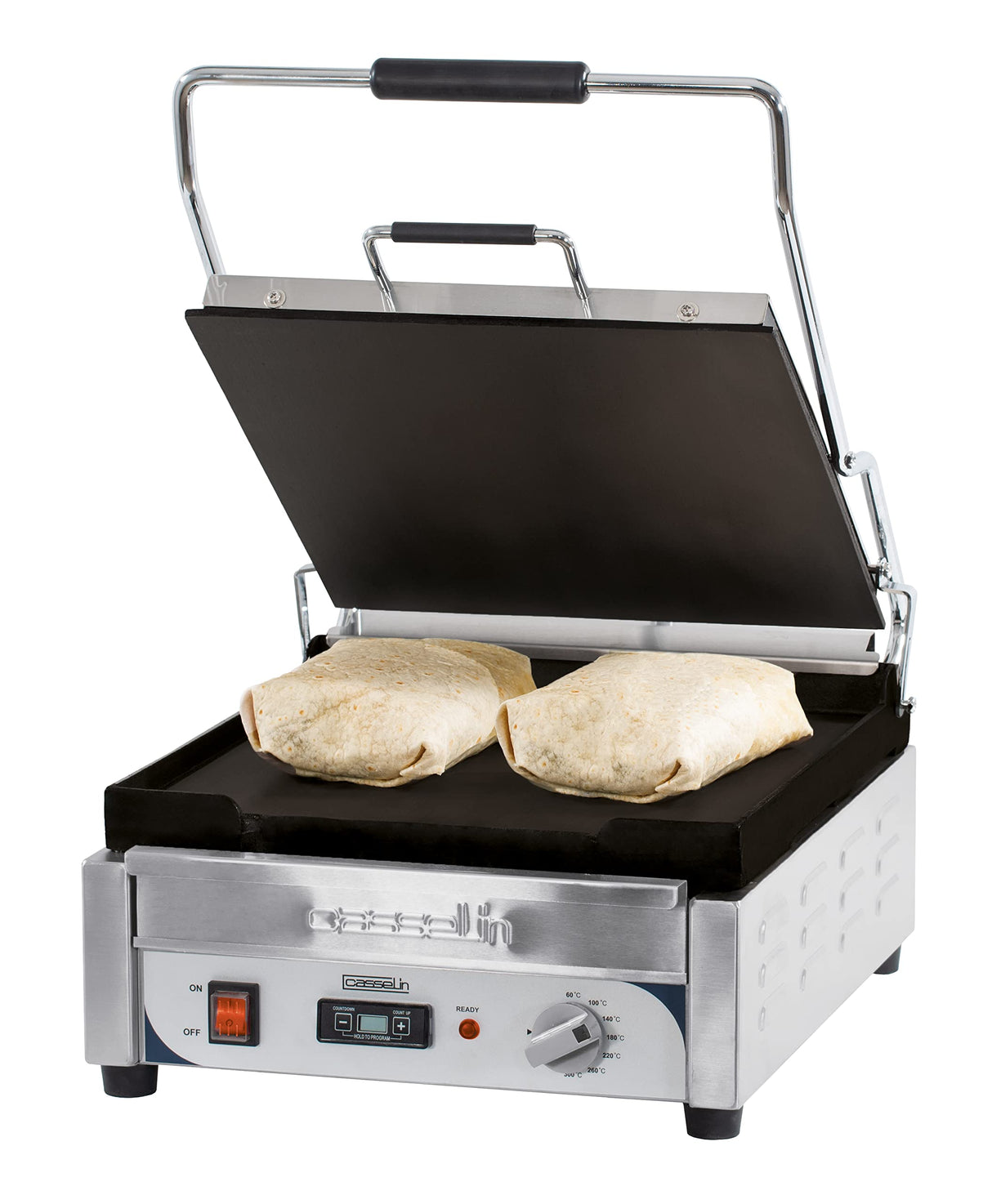 Casselin - Parrilla Panini XL Premium con temporizador