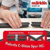 Märklin 29133 - Maqueta de ferrocarril, 230 V, Pista H0, Set de Inicio Locomotora, vagones, rieles y Dispositivo de Control incluidos en el Set de Inicio
