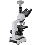 Bresser 5723100 Researcher Trino 40-1000x Microscopio, Negro/ Blanco